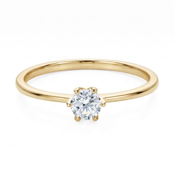 Enstens diamantring Aida med 0,25 ct i 14kt gull. TW-Si. -18016025